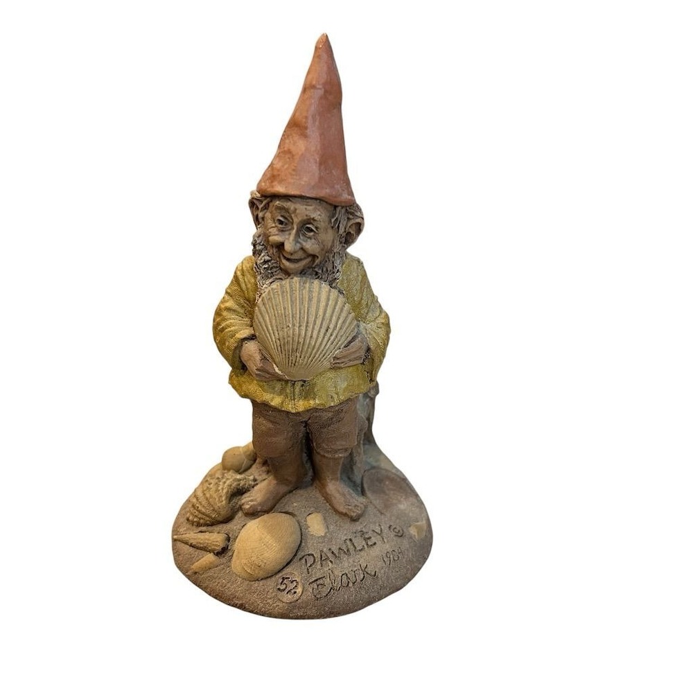 Tom Clark "Pawley" Gnome Figurine Handcrafted Multicolor‎ 1984 Original